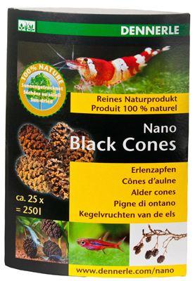 Ольховые сережки Dennerle Nano Black Cones 25шт