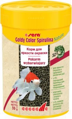 Корм для рыб Sera GOLDY Color Spirulina Nature 100мл