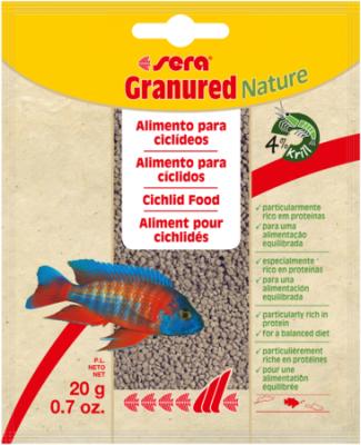 Корм для рыб Sera GRANURED Nature 20г пакетик