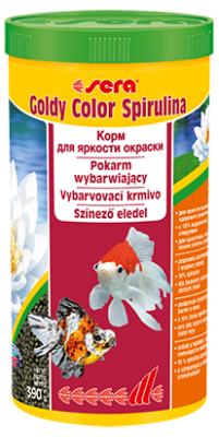 Корм для рыб Sera GOLDY Color Spirulina 1000мл