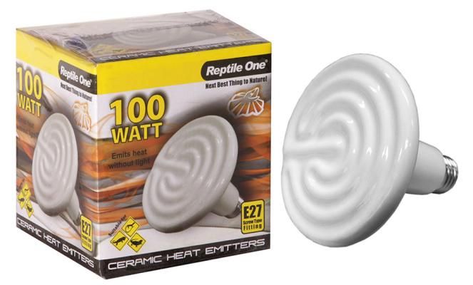 Керамический нагреватель Reptile One Ceramic Heat Lamp 100Вт