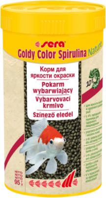 Корм для рыб Sera GOLDY Color Spirulina Nature 250мл