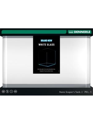 Аквариум Dennerle Nano Scaper's Tank White Glass 70 литров, из осветленного стекла